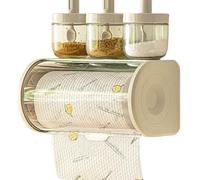 Tissue Holder for Kitchen - Tissue Paper Holder Tissues Dispenser | Wall-Mounted Kitchen Paper Towel Storage Box | Pâper Towel Rack | Bathroom Pâper Roll Box with Lid Dustproof Pâpera Towels Boxes