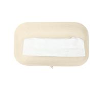 Tissue Holder, Silicone Waterproof Zipper Pouch, Wall Decorative Tissue Box Holder for Napkin, Paper, Bathroom, Bedroom, Living Room, Kitchen, Home, Offices, Car, Table, Travel Storage, 7.32 inch