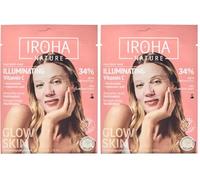 Tissue Mask Brightening Vitamin C + Ha 1 Use (Lot de 2)