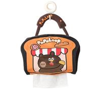 Tissue Paper Holder, Cute Tissue Bag, Dispenser, Large Capacity Holders, Space Saving Bear Organizer, Cute Bathrooms Holder Bag for Bedroom Living Room