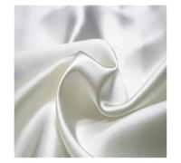 Tissus Couture Tissu 100% Soie Teinté Mûrier, 19 Mamans, Teint Uni, Super Lisse, for Mariage, Bricolage, Robe, Vêtements, Literie(Color33,1 meter)