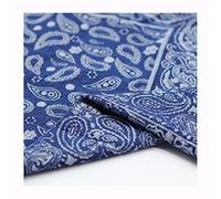 Tissus de Mode Tissu Denim Jacquard Tissu Denim Lavé Pour Vêtements, Chemises, Couture-largeur 150cm(Color:Bleu)