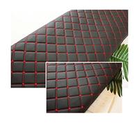 Tissus En Similicuir Haut De Gamme,Matériaux Décoration Cuir Très Résistants, Pour Meubles Rembourrés Bricolage(Black (red line),1.6x20m)