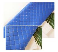 Tissus En Similicuir Haut De Gamme,Matériaux Décoration Cuir Très Résistants, Pour Meubles Rembourrés Bricolage(Royal blue,1.6x15m)