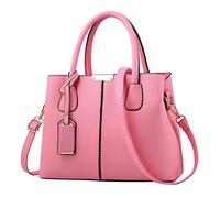 Tissus en toile pour sacs à main femme porte-monnaie sac à bandoulière sac en cuir pantalon femmes sacs, Rose, Taille unique pour tous