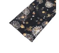 Tissus en tulle brodé, Sequin Embroidered Gauze Wedding Dress Fabric Multicolor Multiple Sizes(Black,1yard X150cm)