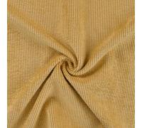Tissus et Nappes Westeel - Tissu Velours Côtelé - par 50cm - 23 Coloris 330g/m² Pour Tapisseries d'Ameublement, Sacs Banane, Robes, Canapés (Jaune Moutarde)