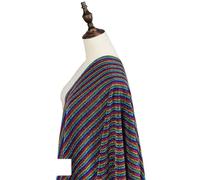 Tissus métallisés scintillants, Tissu Gaze Maille Extensible Métallique Paillettes Multicolore 150x100cm(19)