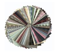 Tissus Pour Patchwork Fils de tissu en coton teints, 20x20cm, 20 pièces, patchwork fait à la main for coudre des couettes