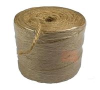 Tissushop- Bobine ficelle jute - Naturel - Solide et biodégradable - Jardinage, bricolage, loisirs créatifs 200 GR -130m