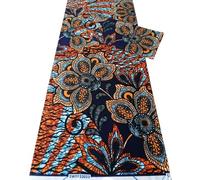TISSUSHOP - Super Wax Luanda - Tissu africain wax - Pagne 100% coton (pagne 4 yards)
