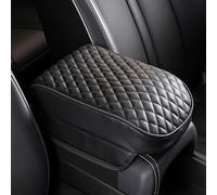 TISTIK Coussin D'accoudoir Voiture en Cuir pour Toyota RAV4 5-Door 1995-2025, AntidéRapant Étanche Protecteur de Console Centrale Intérieurs Accessoires,B/Black