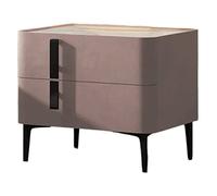 TISTIK Table de Chevet Minimaliste créative avec tiroirs 50 * 40 * 47cm Table de Chevet en Bois d'ardoise Casier de Rangement pour Le côté du lit Convient au Salon Chambre