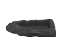 Tisujune Bol à Eau pour Tortue - Bassin de Bain pour Reptiles,Bac à Eau et Nourriture Imitation Pierre pour Terrarium