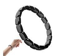 Tisujune Bracelet En Hématite Pour Hommes - Retrouvez Votre Confiance Bracelet En Hématite,Bijou de Poignet Tenue Formelle Décontractée Cadeau Anniversaire Mariage Cérémonie