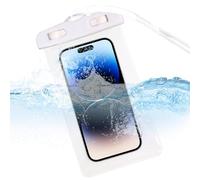 Tisujune Étui Imperméable pour Téléphone - Pochette Aquatique pour Mobile,Pochette Légère Tactile Transparent Porte-Cou pour Téléphone pour Rafting Camping Snorkeling Parc Aquatique Pêche