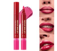 Tisujune Set Crayon et Huile à Lèvres - Rouge à Lèvres avec Crayon Contour | Maquillage Beauté Tenue Longue et Nourrissant pour Femmes