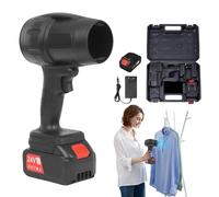 Tisujune Souffleur De Feuilles sans Fil | Aspirateur Turbo - Souffleur d'air Portable et Manuel avec Batterie et Chargeur pour Camping, Jardin, Ordinateur, Patio, pelouse, allée, Maison, Voiture,