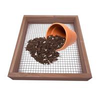 Tisujune Tamis À Terreau pour Jardinage,Filtre à Roches Manuel | Filtre À Cailloux Réutilisable en Maille pour Jardinage