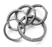 TISUR K27+4K22 Porte-clés en titane pour porte-clés, poussée latérale, robuste, gris, taille M