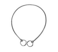TITA-DONG Collier étrangleur pour Chien en Acier Inoxydable, Chaîne en Métal P pour Chiot, Collier Serpent, Collier pour Animaux de Compagnie(5mm*60cm)