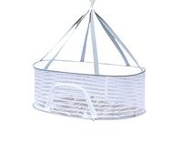 TITA-DONG Filet de Séchage Pliable Multicouche, Filet de Séchage en Maille Suspendu avec Fermeture éclair, Filet de Séchage Alimentaire Peu Encombrant pour Fruits et Légumes, étendoir à(1 Couches)