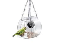 TITA-DONG Mangeoire à Oiseaux Intelligente avec Fenêtre de Caméra Mangeoire à Oiseaux avec Caméra 1080P Version Nuit, Mangeoire à Oiseaux Sauvages Suspendue pour Oiseaux Sauvages Extérieurs pour(A)