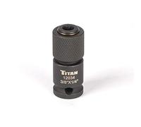 Titan 12034 Adaptateur à changement rapide pour entraînement hexagonal 3/8" vers 6,35 mm