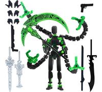 Titan 13 Figurine d'action - Robot mobile multi-articulé T13 imprimé 3D avec articulation complète | Idéal pour les collectionneurs - Lucky 13, Nova 13 et Dummy 13 versions
