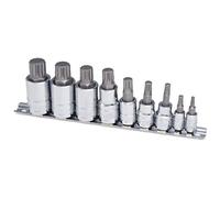 Titan 16144 Triple Square Socket Set - 9 Piece
