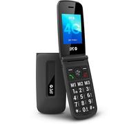 SPC Titan 2 - Téléphone Portable Senior 4G à clapet Grandes Touches, Son 105 DB et écran 2,4’’ | Facile à Utiliser et Configuration à Distance | 3 Contacts directs | Batterie jusqu'à 7 Jours - Noir