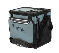 Titan Arctic Zone - Sac glacière isotherme, étanche, pliable, peut contenir 40 canettes, bleu sarcelle, bleu