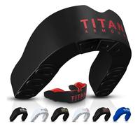 Titan Armour® Protège-dents sur mesure pour adultes et juniors avec technologie double couche | Case Inc | Protège-dents Boil & Bite : boxe, rugby, MMA, hockey et tous les sports de contact | Marque