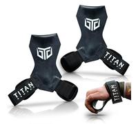 Titan Armour Sangles multi-adhérences/crochets/gants | Renforcement robuste pour exercices de traction et de poussée | Poignées de barre pour haltérophilie et gymnastique | Homme et femme | Marque