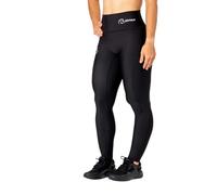 TITAN BOX WEAR Legging de sport pour femme, long AuraLux II Tights Taille XL Core Black, taille haute, avec Lycra AuraLux, grande adaptation au corps, couture plate et sans frottements