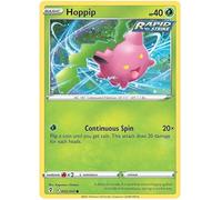 Titan Cards Hoppip 002/203 Common Reverse Holo Pokemon Card (SWSH Evolving Skies) Toploader