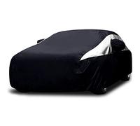 Titan Housse de voiture multicouche en PEVA de qualité supérieure pour berlines de 472 à 513 cm, imperméable, protection UV, doublure de protection anti-rayures, ouverture zippée côté conducteur,