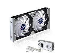 Titan TTC-SC09TZ(A) Ventilateur de Réfrigérateur, 34cm x 15cm x 4.5cm