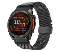 Titane Bracelet pour Garmin Fenix 7, 22mm Remplacement Quick-Fit Titan Milanaise Bracelet pour Fenix 8 47mm, FEnix 6, FEnix 6 Pro, FENix 5, FENix 5 Plus, Forerunner 935 945, Instinct 2