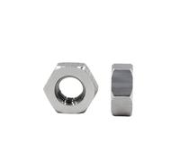 Titane gr5 din934 écrous hexagonaux écrous hexagonaux m2 m2,5 m3 m4 m5 m6 m8 m10 m12 m16 (50,M2)