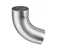 Titane Zinc cas Tube coudé DN 60/72 °