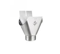Titane Zinc einhang Embout ovale RG 333 pour tube cas DN 100