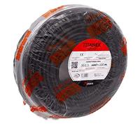 TITANEX H07RN-F 3x1.5mm² Cable 100m (Black) - Câble de Raccordement Mono | Câble souple en néoprène pour alimentation électrique, rallonge et branchement, résistant aux huiles et intempéries.
