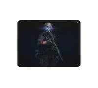 Titanfall 2 Plaque en métal vintage pour pub, club, café, bar, maison, décoration murale rétro 30 x 40 cm