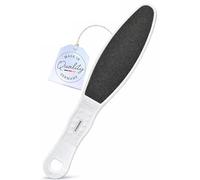 TITANIA Lime à callosités, efficace pour le soin des pieds contre les callosités et la peau rugueuse, double lime ergonomique pour callosités avec surface rugueuse et fine, fabriquée en Allemagne