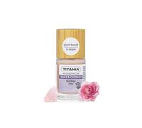TITANIA® Ridge Filler Vernis à ongles 12 ml, comble les rainures > 86 % d'ingrédients naturels, végétalien, séchage rapide, lisse les rainures, couche de base, couvercle en bambou, confirmé