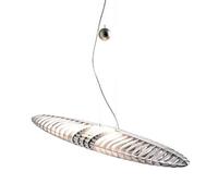 Luceplan Suspension Titania D17 Gris aluminium 70x27x8 cm