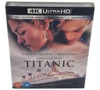 Titanic 4k Ultra Hd + Blu-Ray + [Étui] Leonardo Dicaprio, Kate Winslet Libre