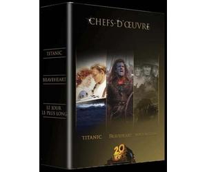 Titanic / Braveheart / jour le plus long - Coffret 4 DVD
