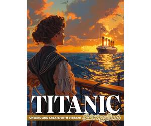 Titanic Coloring Book: Iconic Ship Coloring Pages with Unique Nautical Scenes for Adults to Relax and Unwind